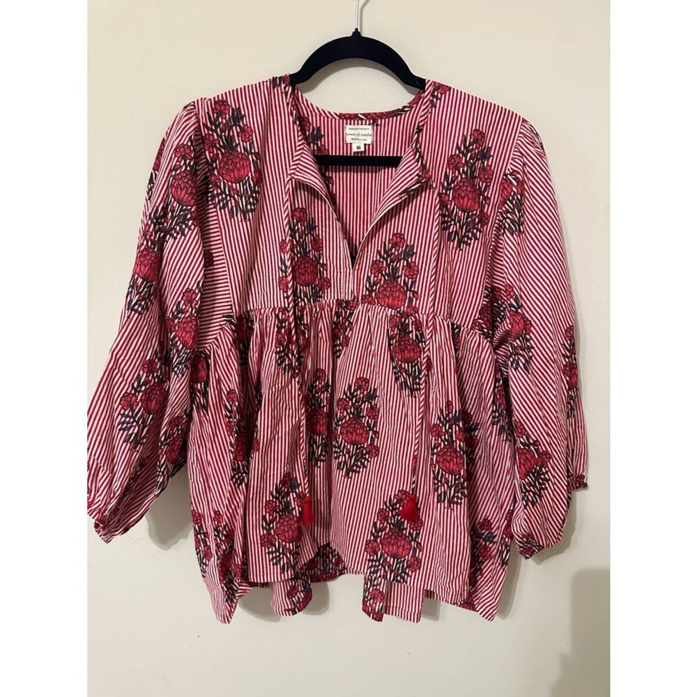 House of Sundar Balloon Sleeve Top